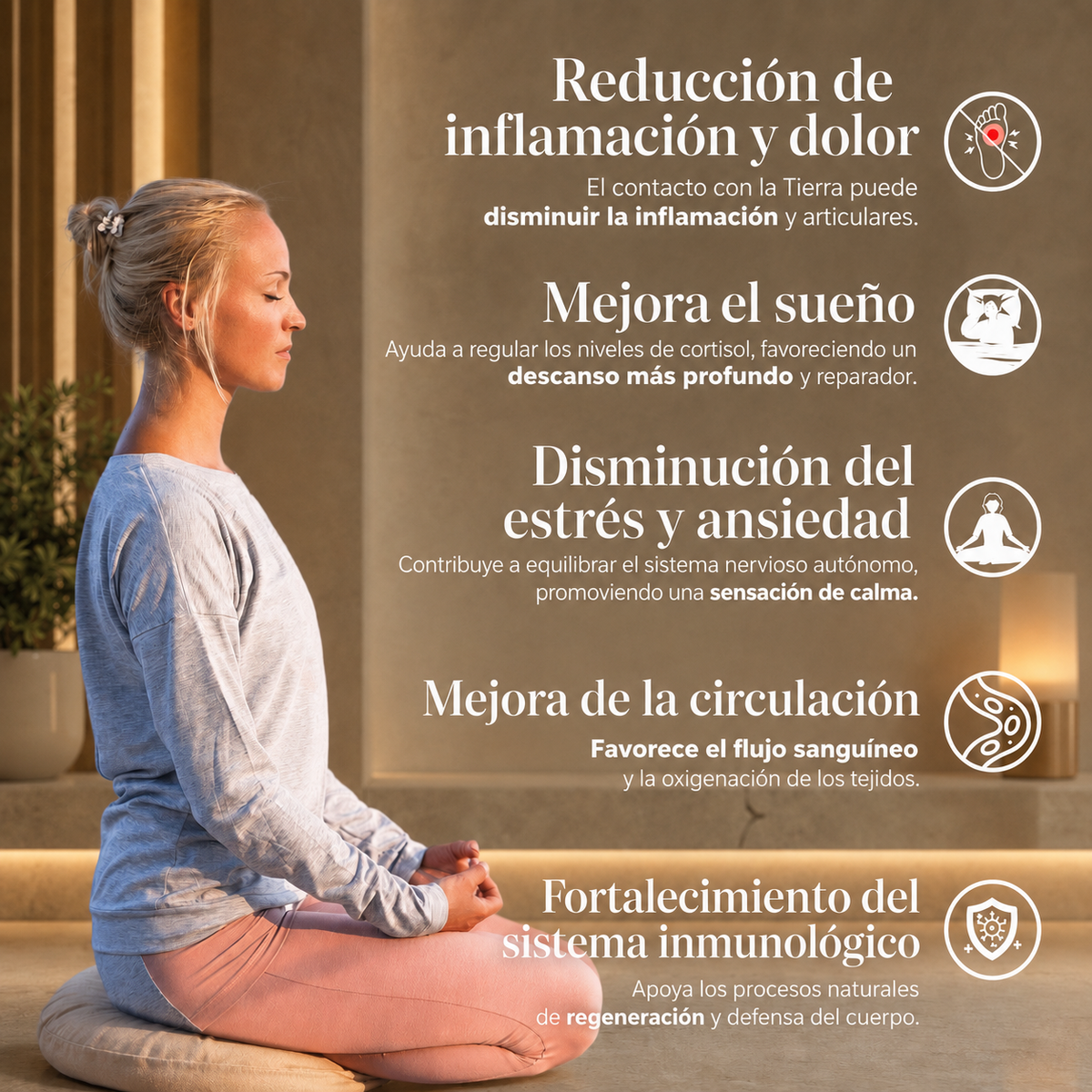Alfombrilla De Tierra Grounding Mat Para Conectar Con La Tierra